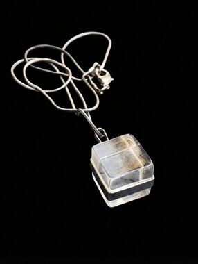 Modernist Sugar Cube Pendant